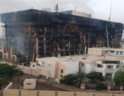 حريق هائل يلتهم مبنى مديرية أمن الإسماعيلية في مصر