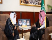 نائب أمير مكة المكرمة يستقبل رئيس جامعة أم القرى