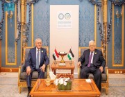 الرئيس الفلسطيني يلتقي الرئيس العراقي
