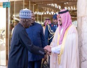 رئيس جمهورية نيجيريا الاتحادية يصل الرياض وفي مقدمة مستقبليه سمو نائب أمير المنطقة