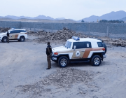 شرطة محافظة أبانات تضبط مخالفاً لنظام البيئة