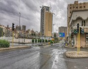 هطول أمطار على محافظة جدة