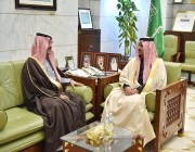 نائب أمير منطقة الرياض يستقبل محافظ حفر الباطن