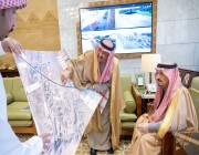 أمير الرياض يستقبل مدير فرع وزارة النقل والخدمات اللوجستية بالمنطقة