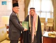 الأمير فيصل بن بندر يستقبل سفير بروناي لدى المملكة