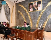 الأمير سعود بن نهار يستقبل مدير فرع وزارة النقل بالمحافظة