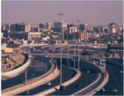 صورة من طريق الملك فهد عام 1989م