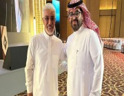 عبدالمحسن النمر وعلي مفرح في حفل المهرجان السينمائي الخليجي .. صورة