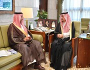 أمير منطقة الرياض يستقبل رئيس مجلس إدارة جمعية “خيرات” لحفظ النعمة
