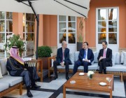 وزير الخارجية يقيم مأدبة عشاء عمل بحضور أعضاء اللجنة الوزارية المشتركة بشأن غزة ووزير الخارجية الإسباني