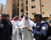 أمير الكويت: سنحاسب المسؤولين عن الحريق