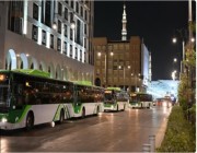 «حافلات المدينة» تعلن توفر خدمة نقل الزائرين والأهالي إلى المسجد النبوي