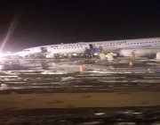 الكشف عن سبب حادث الطائرة في مطار جدة.. وهكذا تم إخلاء الركاب