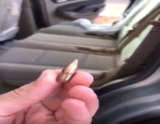 «رصاصة العيد» تخترق سيارة مواطن.. ونجاة شقيقه بأعجوبة (فيديو)