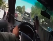 فيديو.. مطاردة هوليوودية وسط إطلاق كثيف للنار بين شرطة لاس فيجاس ومُشتبَهٍ بهما