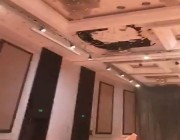 الرياض.. انهيار سقف قاعة مناسبات على الحضور بحفل زواج (صور)