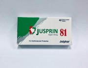 الغذاء والدواء تسحب مستحضر Jusprin 81mg بجميع تشغيلاته