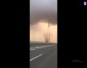 فيديو.. إعصار قمعي في جدة