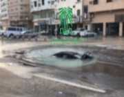 “أمانة الأحساء” تصدر بياناً حول الهبوط الأرضي الذي ابتلع سيارة مواطن
