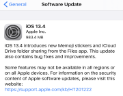 آبل ترسل تحديث iOS 13.4 لحل الكثير من الأخطاء والمشاكل