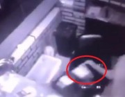 فيديو.. لص يكسر زجاج مطعم ويستولي على أمواله في جدة