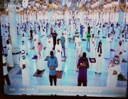فيديو.. مشاهد روحانية ومؤثرة من أول صلاة جماعة بالمسجد النبوي ومساجد المملكة بعد الإغلاق