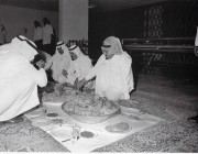 صور عفوية للملك فهد والملك عبدالله في زيارة لوزارة التخطيط
