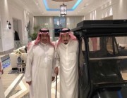 صور حديثة للملك سلمان مع الأميرين فيصل بن سعود وسطام بن سعود