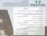إنفوجرافيك: 17 جنة خضراء تكسو جنوب السعودية
