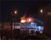 بعد مستشفى ابن الخطيب.. حريق ضخم يلتهم مجمعا تجاريا في كركوك