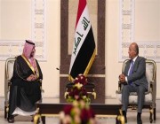 الرئيس العراقي يستقبل الأمير خالد بن سلمان