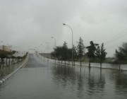 أمطار متفرقة على محافظة الطائف