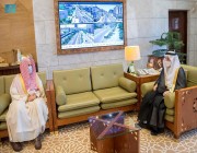 أمير الرياض يستقبل رئيس المحكمة العامة في المنطقة