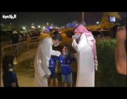 “الجابر” يصل ملعب مباراة الفيصلي لحضور تتويج الهلال بالدوري