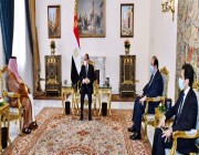 الرئيس المصري يستقبل المستشار تركي آل الشيخ