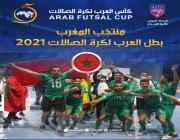 المغرب يتوج بطلاً لكأس العرب لكرة قدم الصالات بعد تغلبه على منتخب مصر