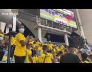 تفاعل رابطة “التعاون” من الملعب قبل انطلاق نهائي كأس الملك