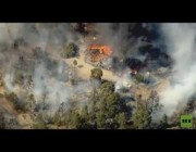 حريق هائل في كاليفورنيا يلتهم المنازل