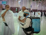 عام / (٢٠٠) ألف عبوة ماء زمزم و(٣٧٥٠٠) لتر لسقيا المعتمرين والمصلين ليلة (27) من رمضان