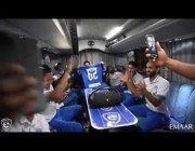 كواليس احتفال لاعبي الهلال داخل حافلة الفريق بعد التتويج بدوري المحترفين