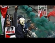 مظاهرات في شوارع لندن للتنديد بالعنف ضد الفلسطينيين