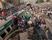 ارتفاع حصيلة ضحايا حادث تصادم القطارين في باكستان إلى 62 قتيلاً