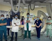 في إنجاز يعد الأول في الشرق الأوسط.. فريق طبي بالمملكة ينجح في إجراء عملية نوعية باستخدام الدعامات المطورة