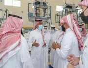 وزير الصناعة والثروة المعدنية يتفقّد عدداً من المصانع في منطقة الجوف