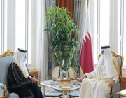 أمير قطر يتسلم أوراق اعتماد سفير خادم الحرمين الشريفين لدى دولة قطر