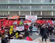 مظاهرة آلاف المعلمين في أنقرة بتركيا