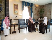 الأمير خالد الفيصل وسمو نائبه يستقبلان المشرف على أمانة الهيئة العليا للأمن الصناعي