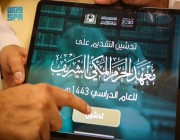 السديس يدشن رابط التقديم الإلكتروني لمعهد الحرم المكي الشريف للعام الدراسي القادم
