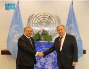 السفير المعلمي يهنئ الأمين العام للأمم المتحدة بفوزه بولاية ثانية