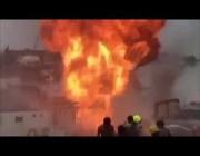 حريق ضخم يندلع في سفينة شحن بالفلبين